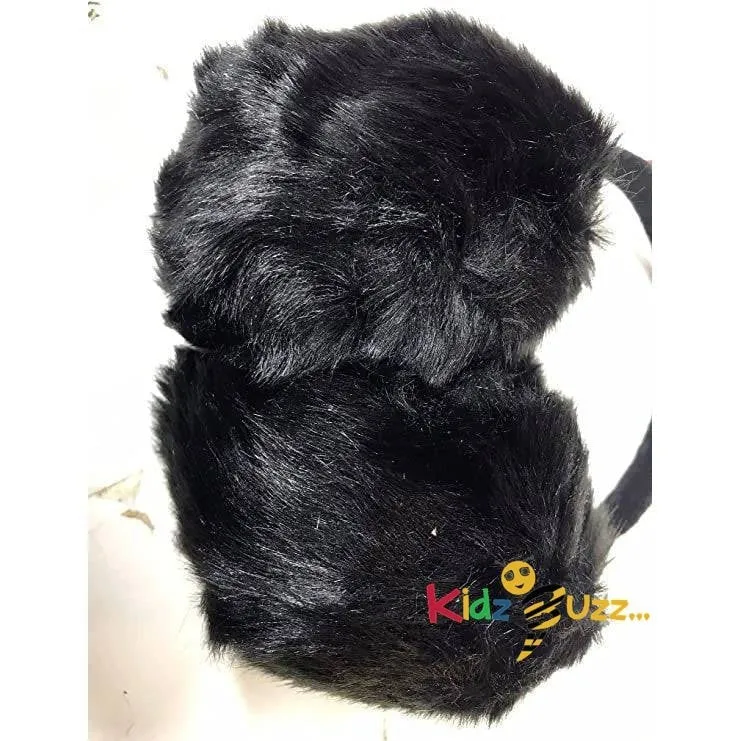 Adjustable Knitted Faux Fur Plush Earmuffs Warmers
