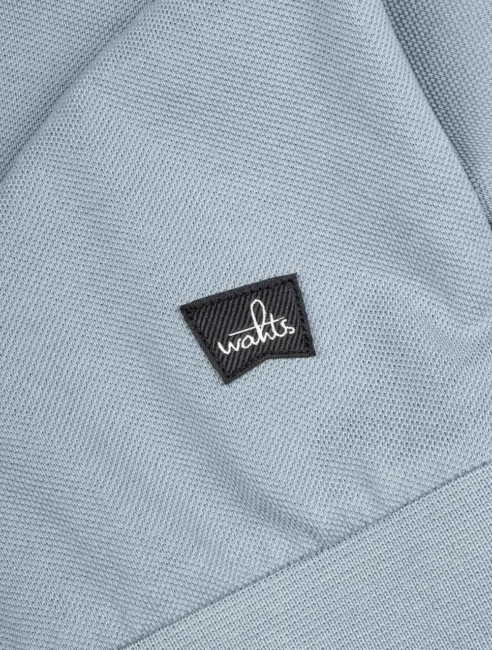 Barnett Longsleeve Retro Poloshirt Blue