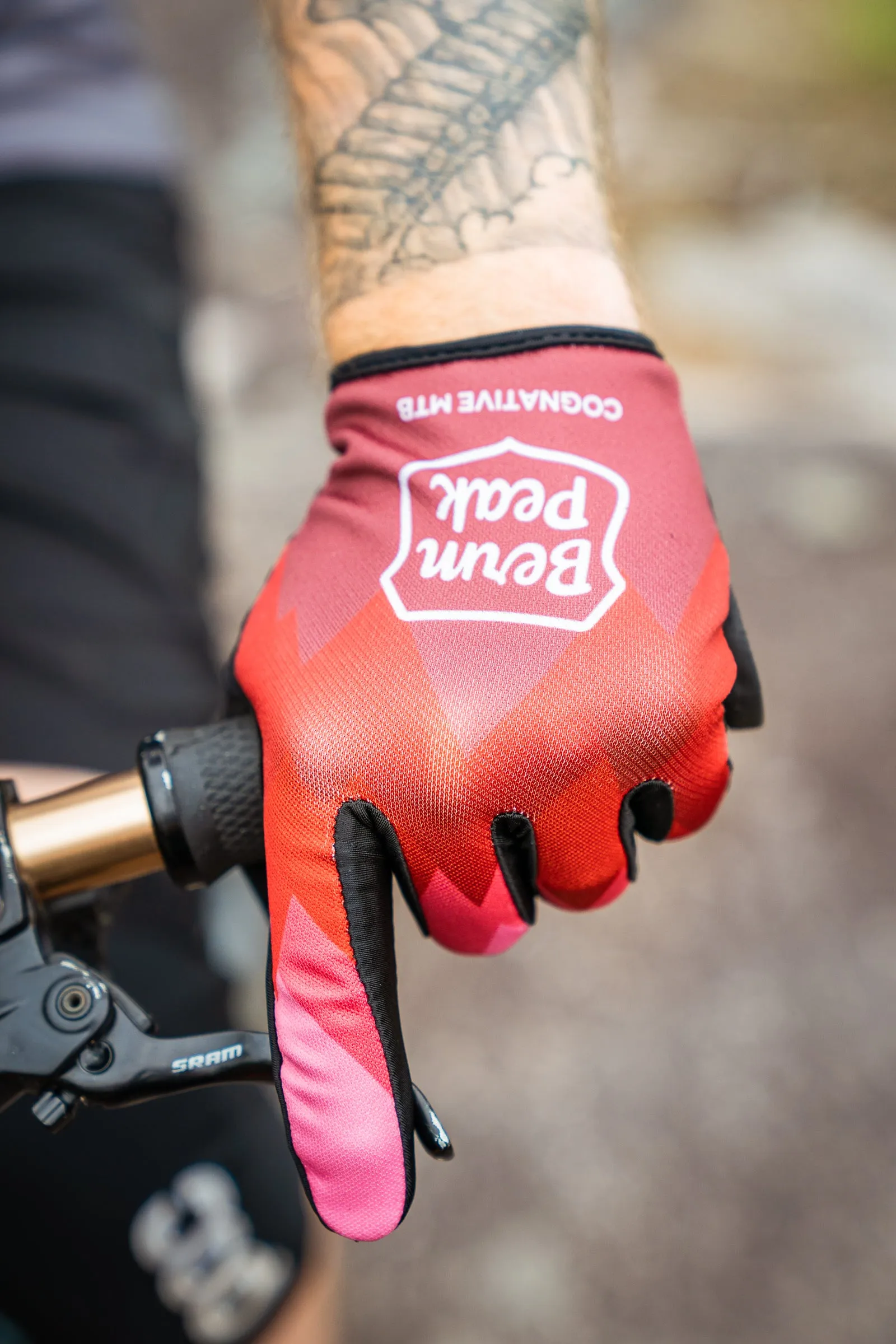 Berm Peak Ranger Logo Tech 2.0 Glove (Red) (XS Only)