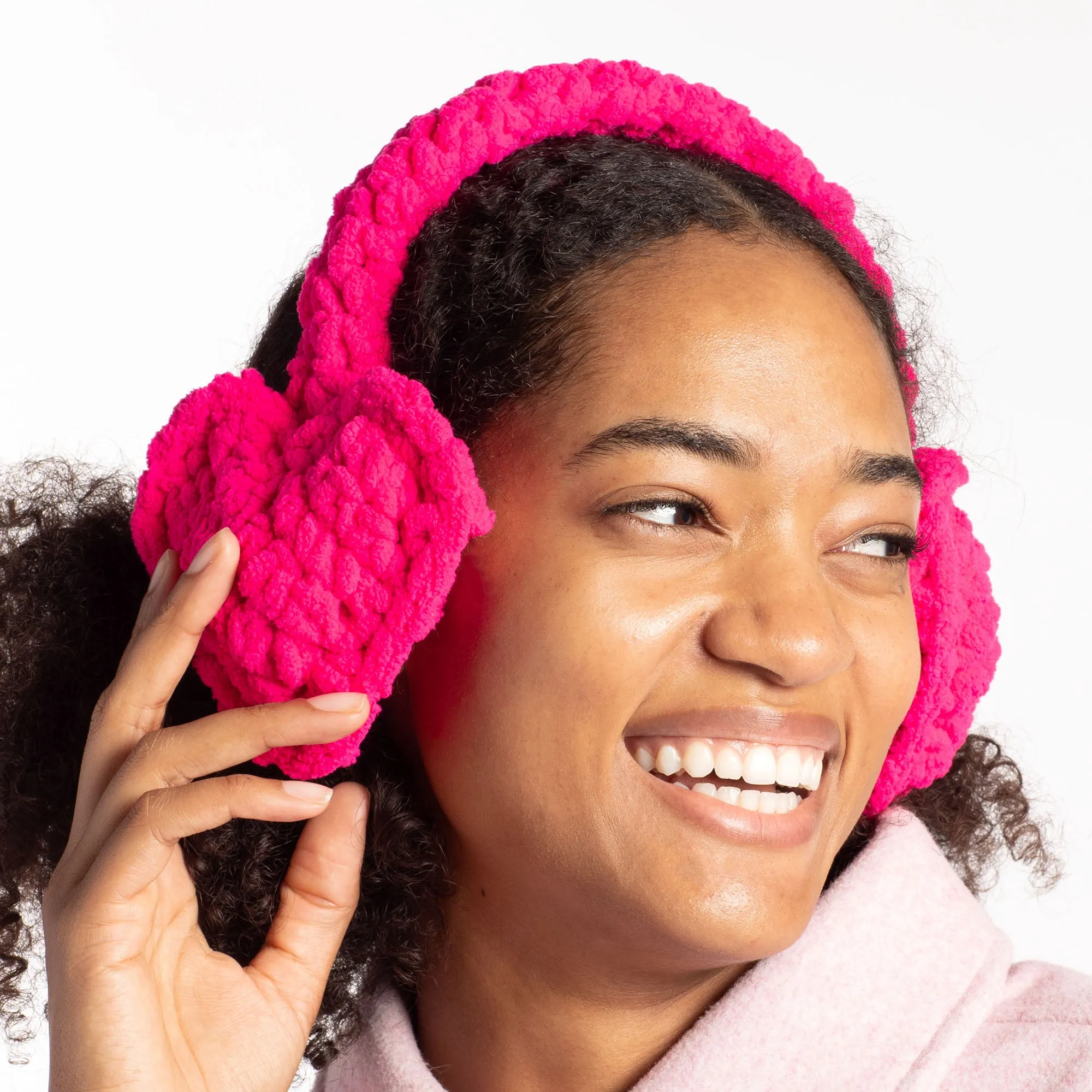 Bernat Crochet Winter Love Earmuffs