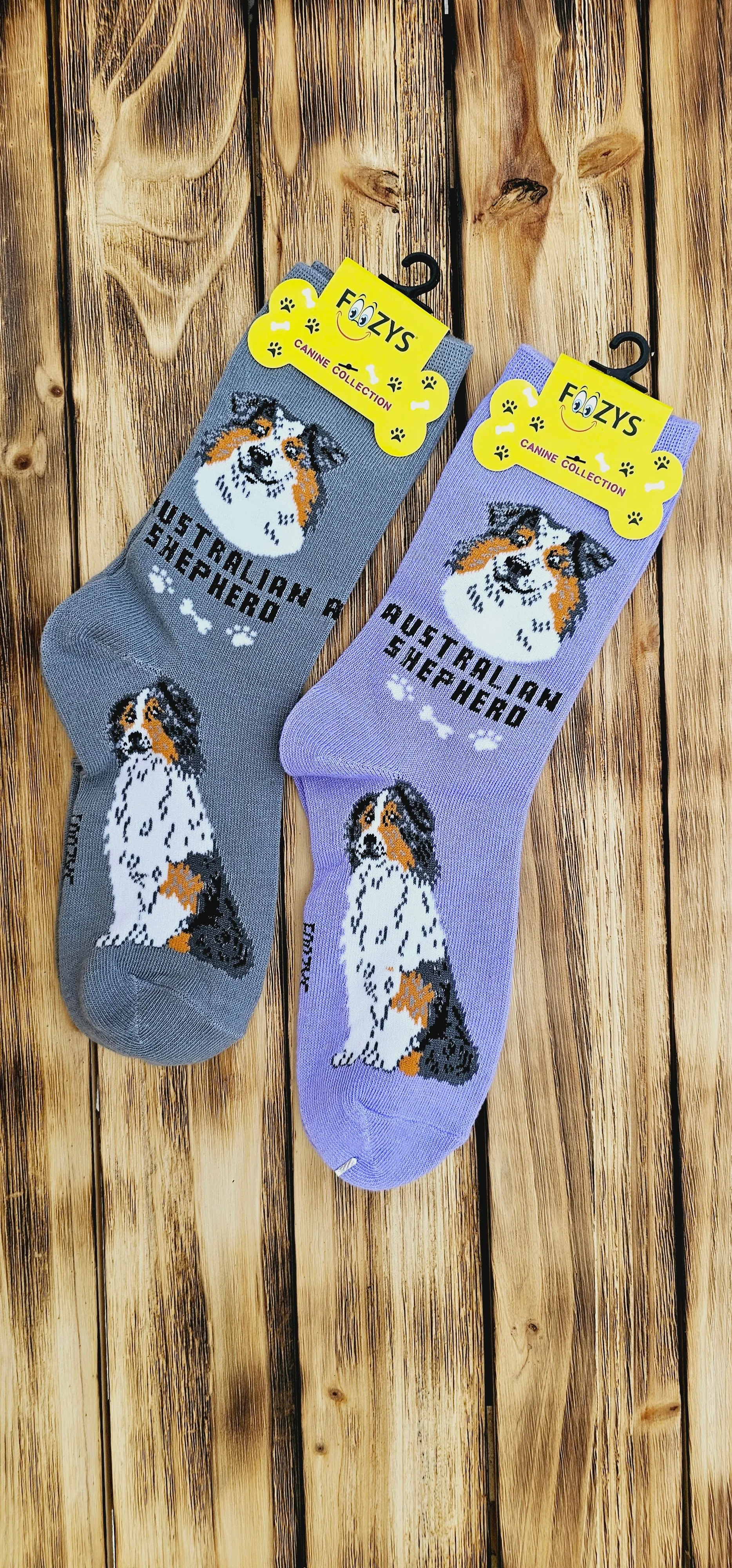 Canine Foozys Socks - Australian Shepard