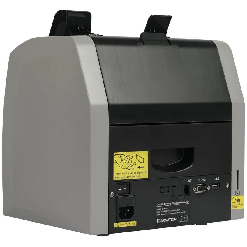 Carnation Mixed Bill Value Counter & Sorter CR1500