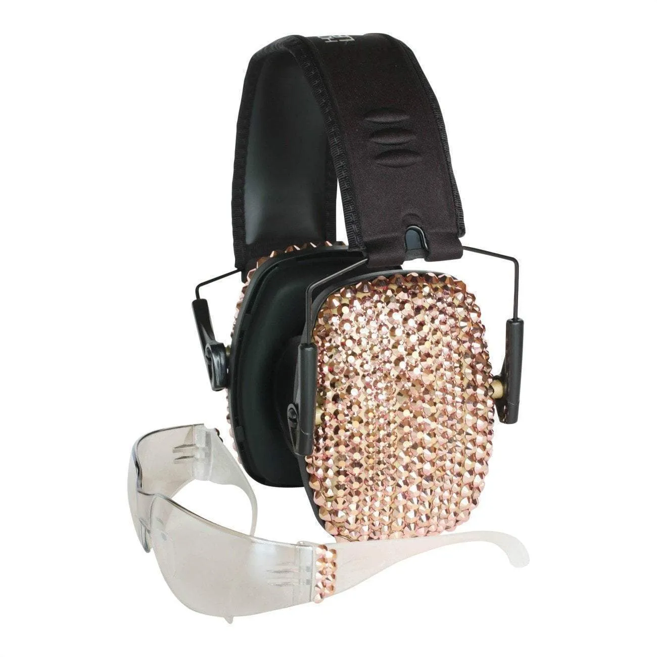 Crystal Sparkle Earmuffs and Glasses