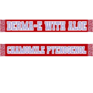 Custom Solid Scarf with Bubble Text