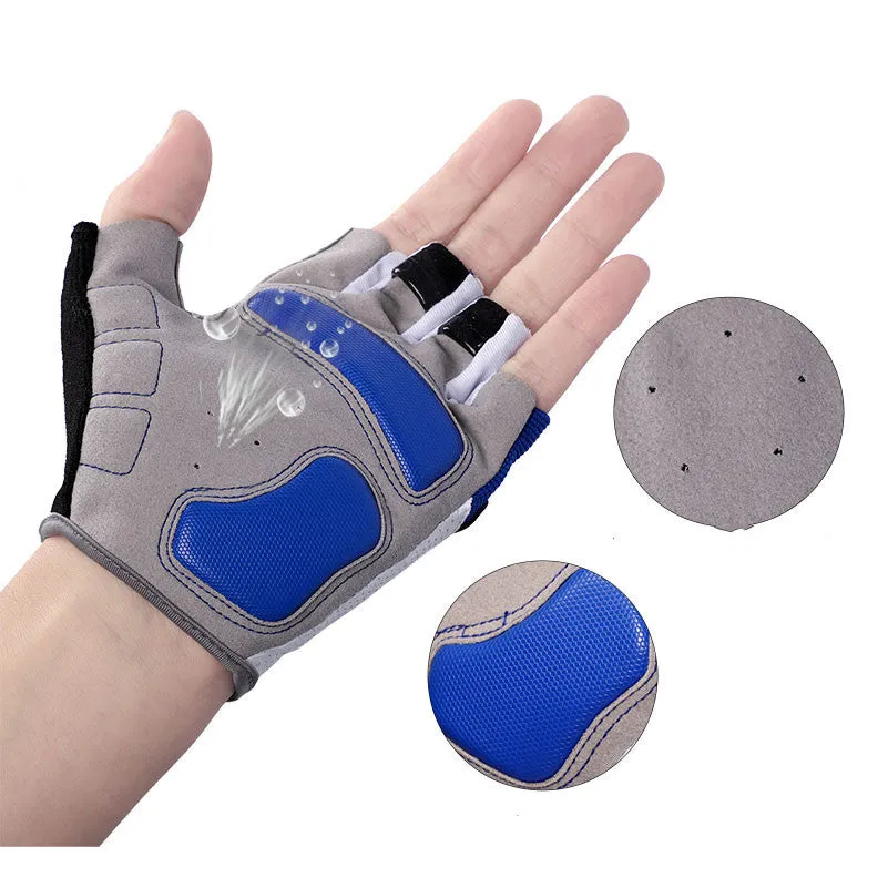 Cycling Gloves - Comfortable Non-Slip Wear-Resistant Breathable SBR Silicone Professional Sports Protection