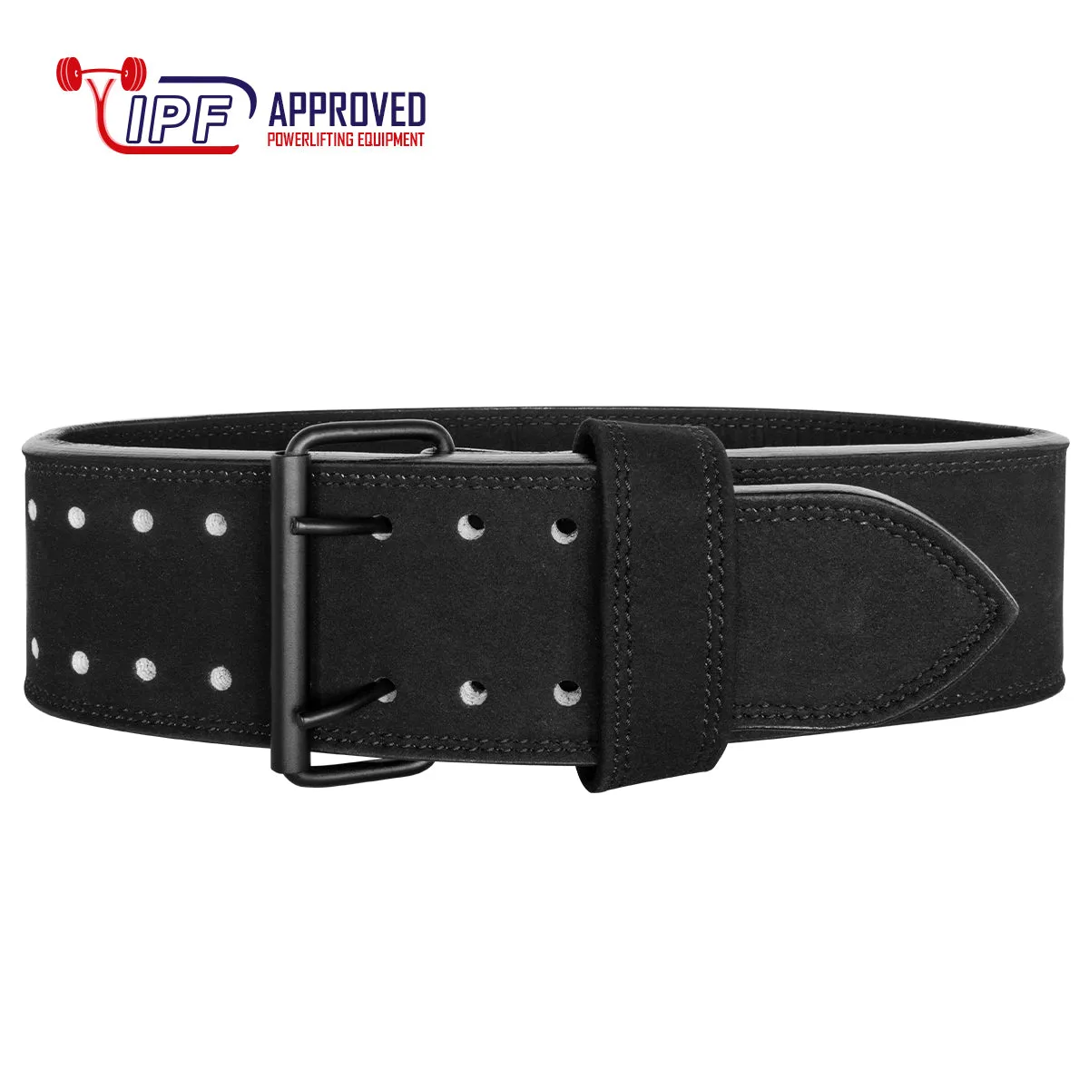 Double Prong Belt, All Black, 10MM - IPF Approved