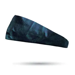 Fashion Deep Ocean Shimmer Headband - 4" Tapered