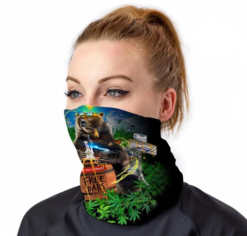 Free Dabs Bear Face Gaiter