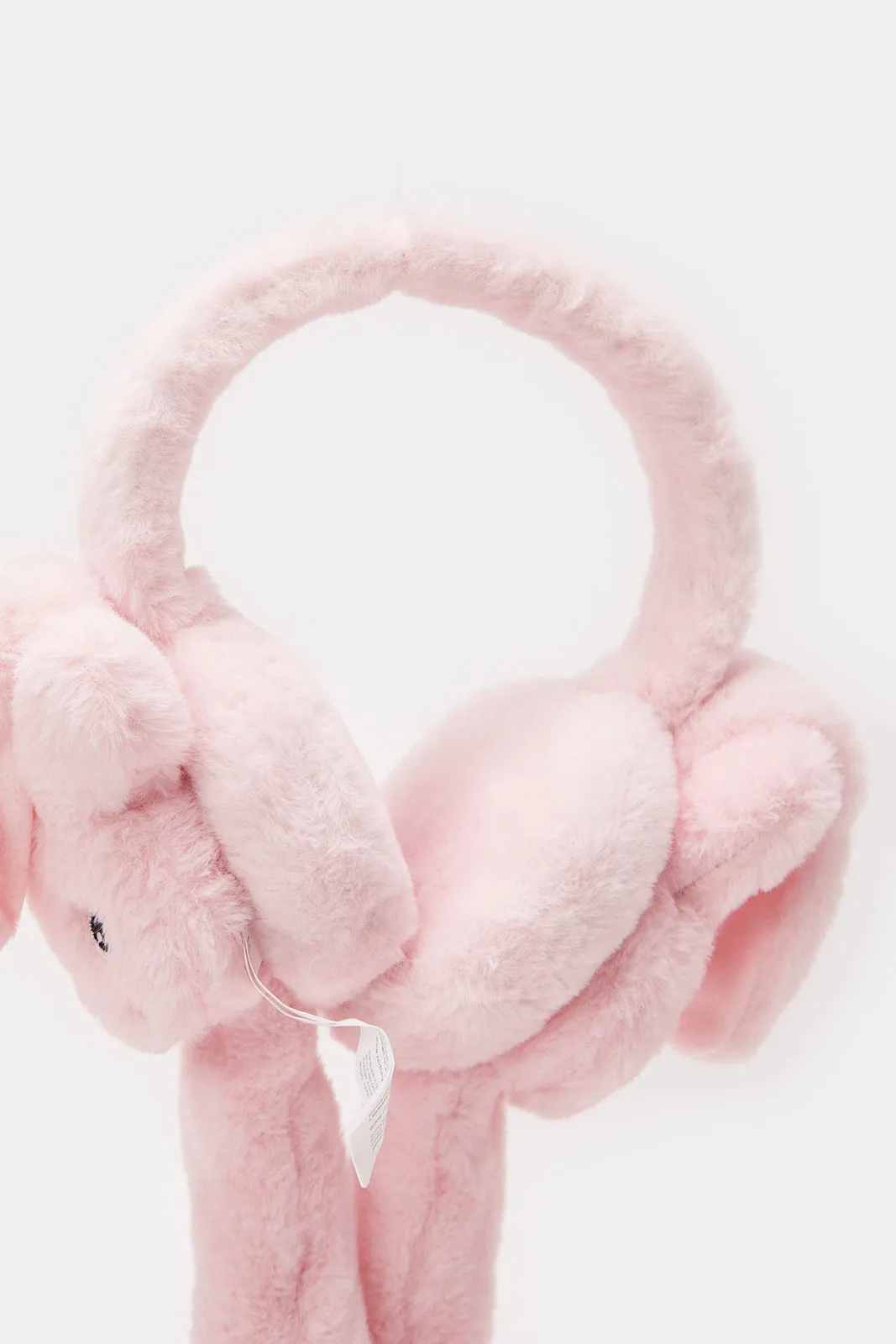 Girls Pink Bunny Earmuff