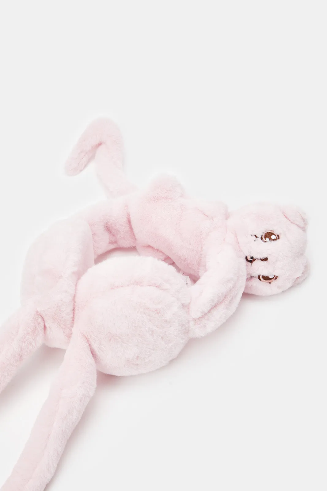 Girls Pink Cats Earmuff