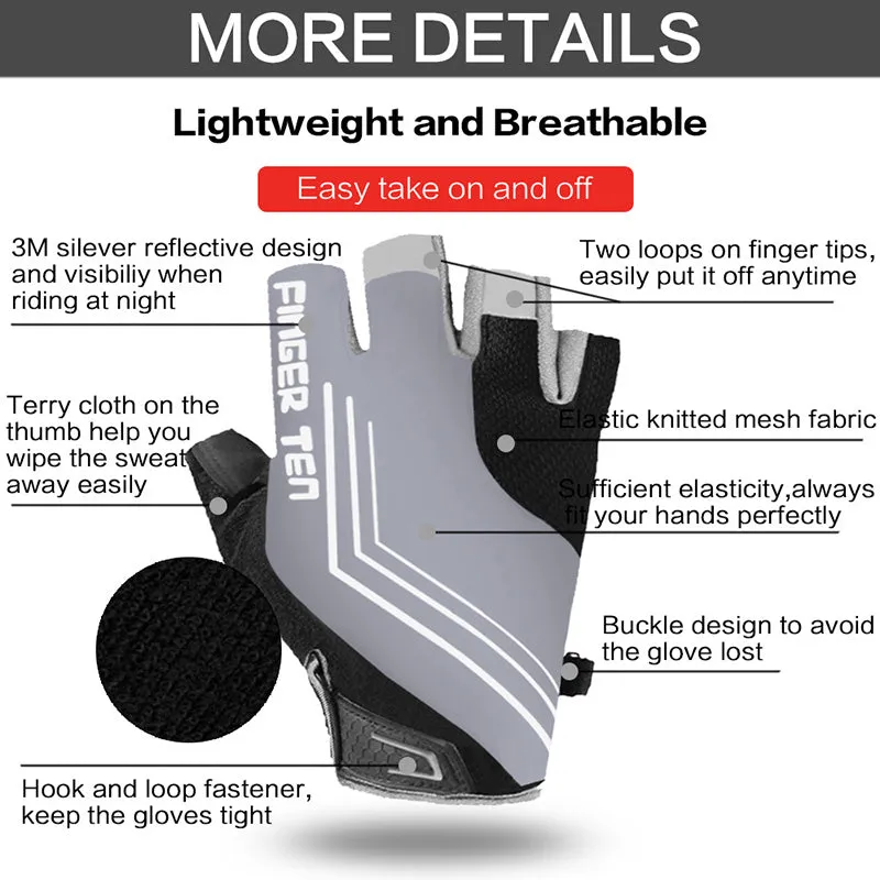 Half Finger Adult Cycling Gloves 1 Pair