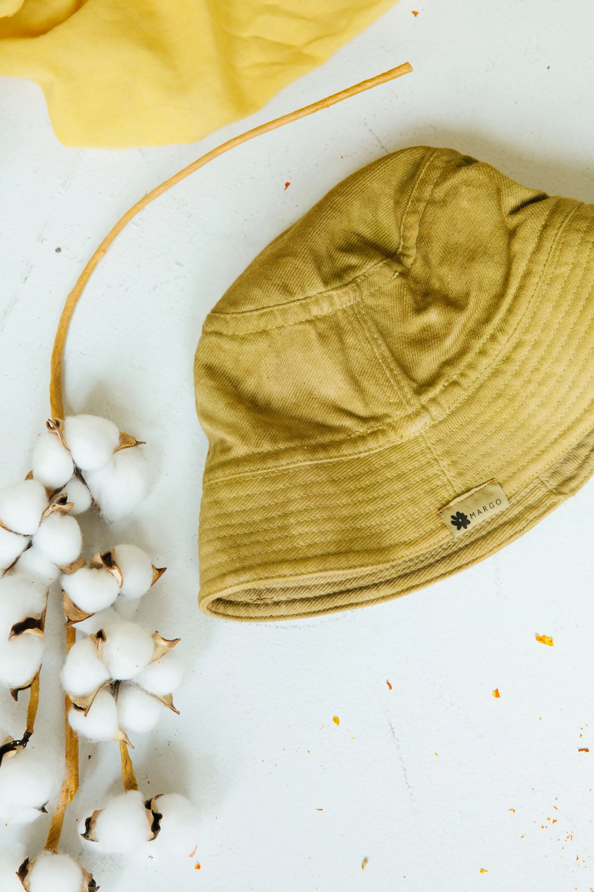 Hand-Dyed Cotton Bucket Hat - Osage