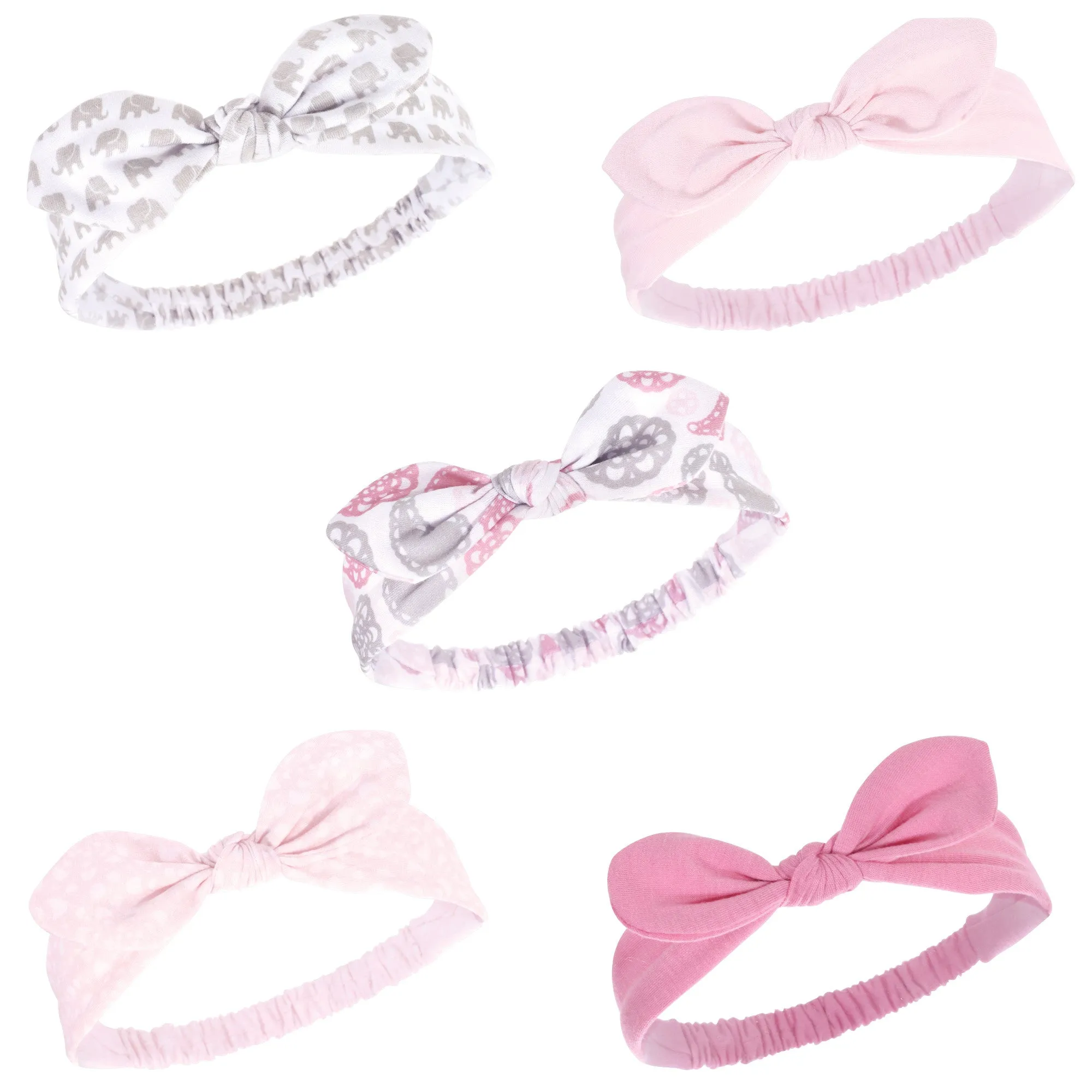 Hudson Baby Cotton and Synthetic Headbands, Paisley Medallion