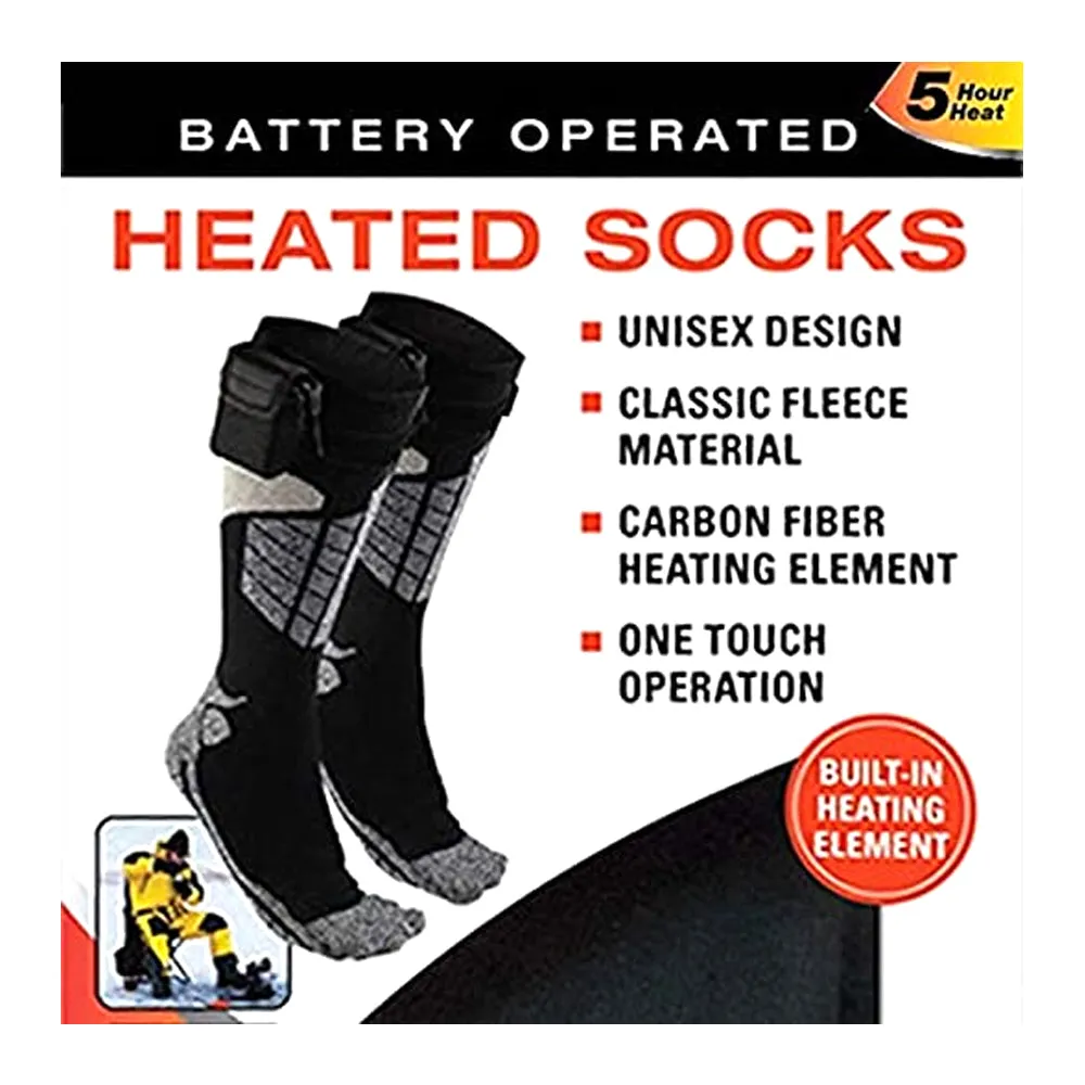 Ideas In Motion Battery Heated Socks - Small (Men's 6-9, Women's 8-10) for Cold Weather