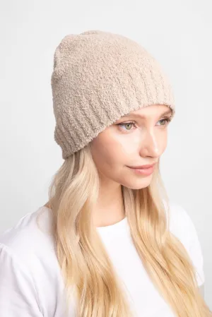 JH271 Solid Beanie With Ribbed Trim