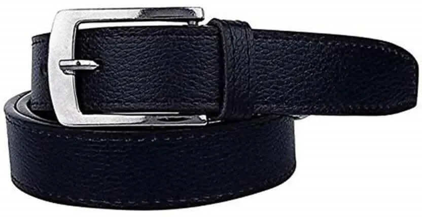 Men's Light Weight Leather Wallet and Belt Combo in Dark Brown and Black