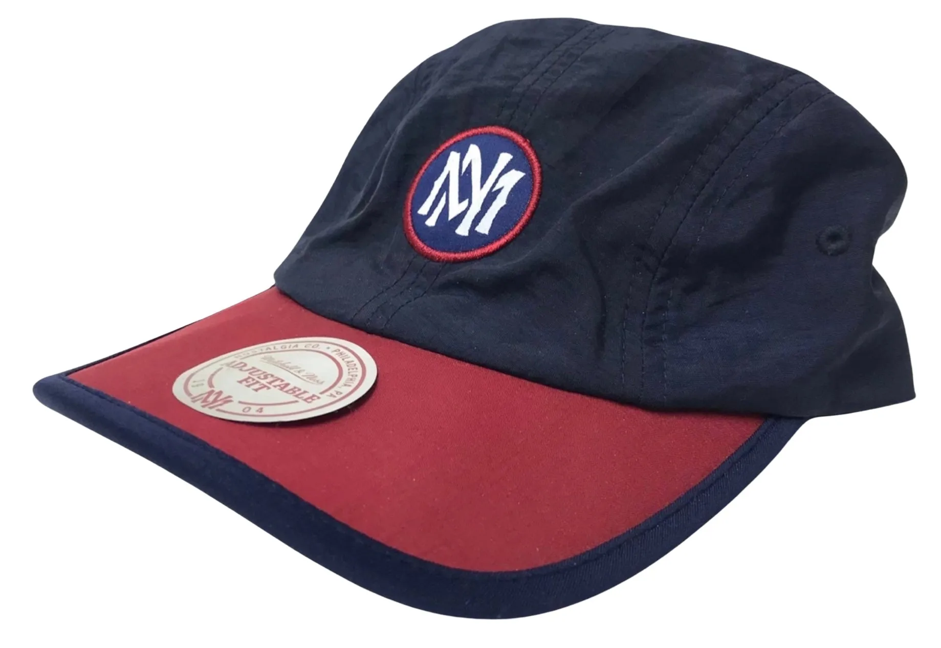 *Mitchell & Ness* curved beak soft shell buckleback hats