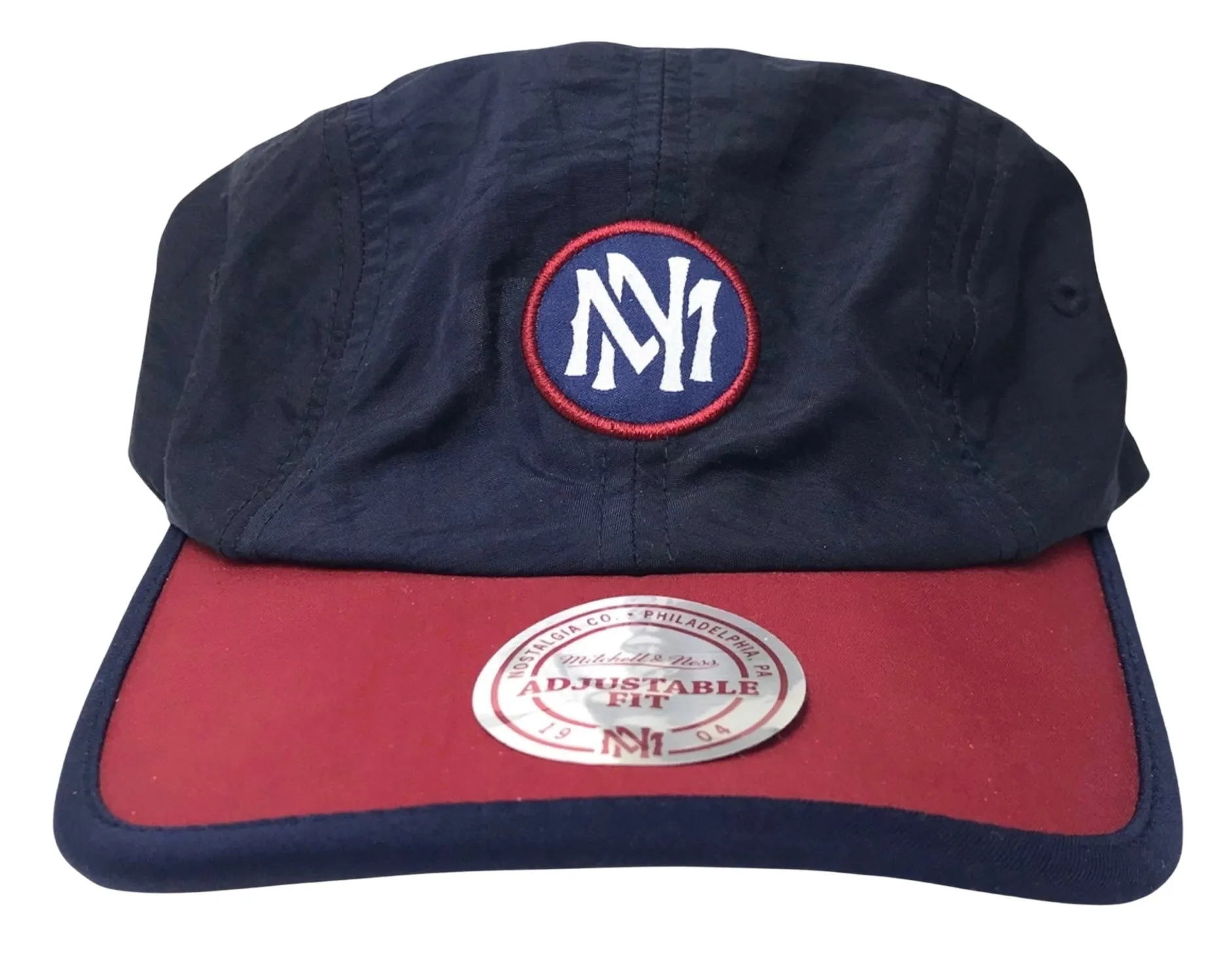 *Mitchell & Ness* curved beak soft shell buckleback hats
