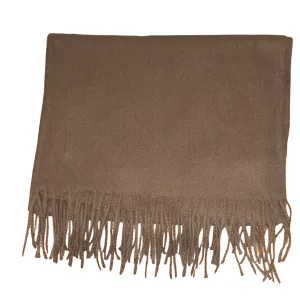 Monteu Winter Scarf Solid Brown