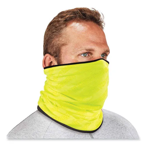 N-ferno 6491 Reversible Thermal Fleece   Poly Multi-band, One Size Fits Most, Lime, Ships In 1-3 Business Days