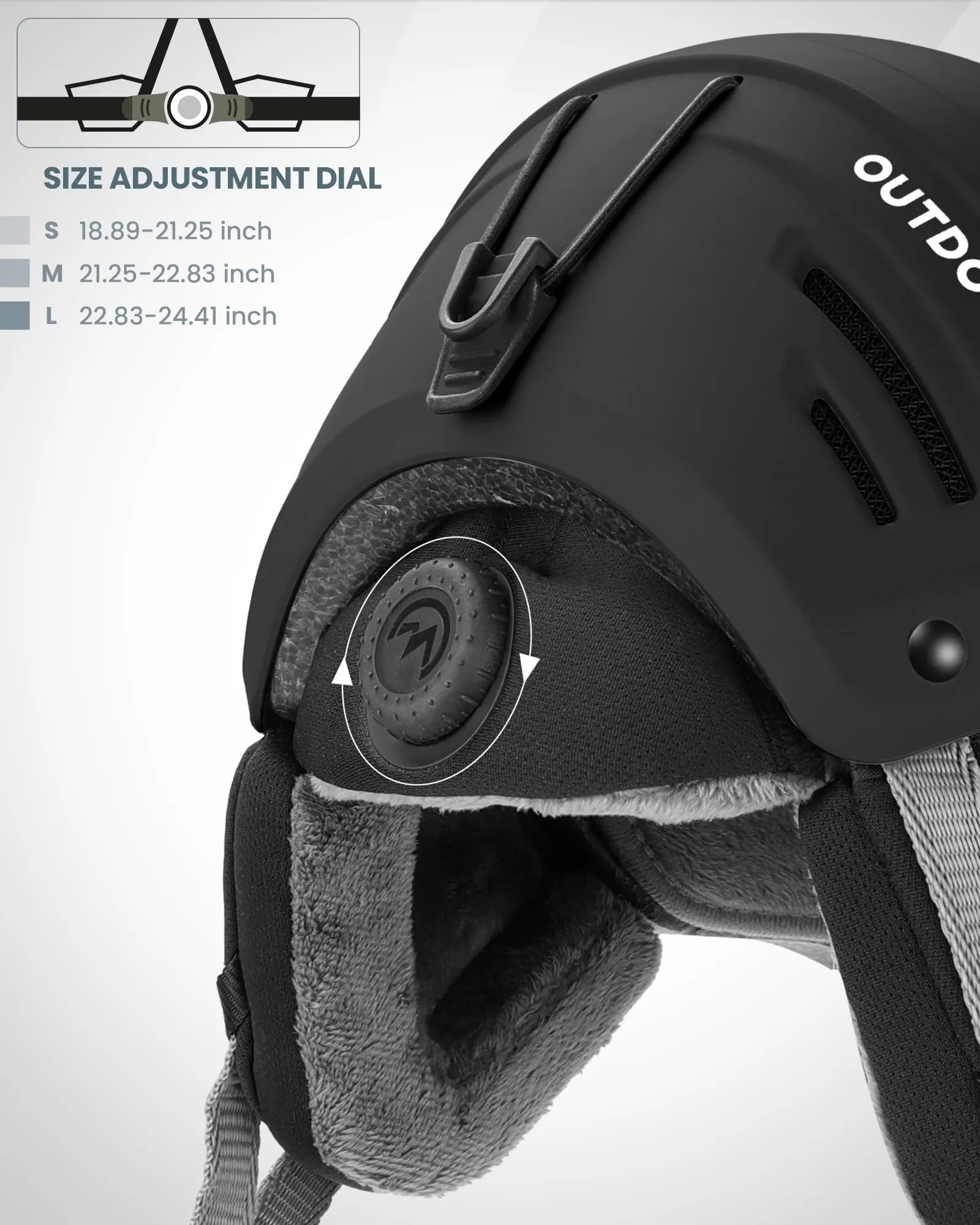 OutdoorMaster MIPS Ski Helmet - Kelvin II MIPS Snow Sport Helmet Snowboard Helmet for Men Women & Youth