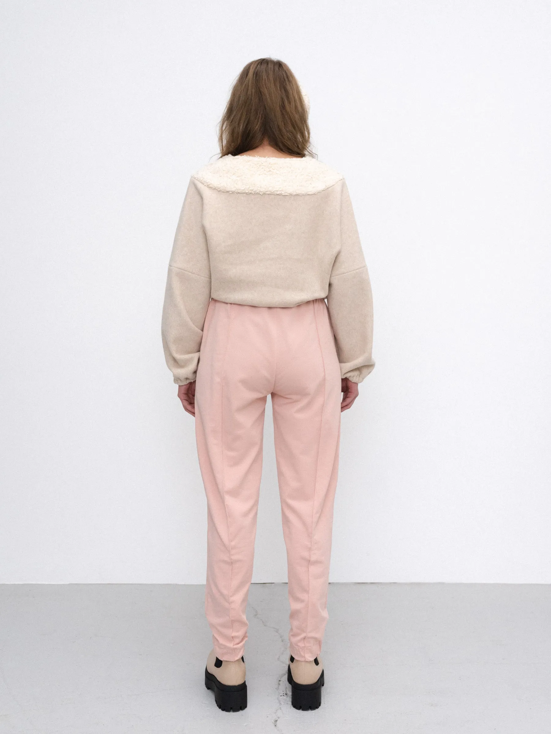 Pepita Sweater Nude