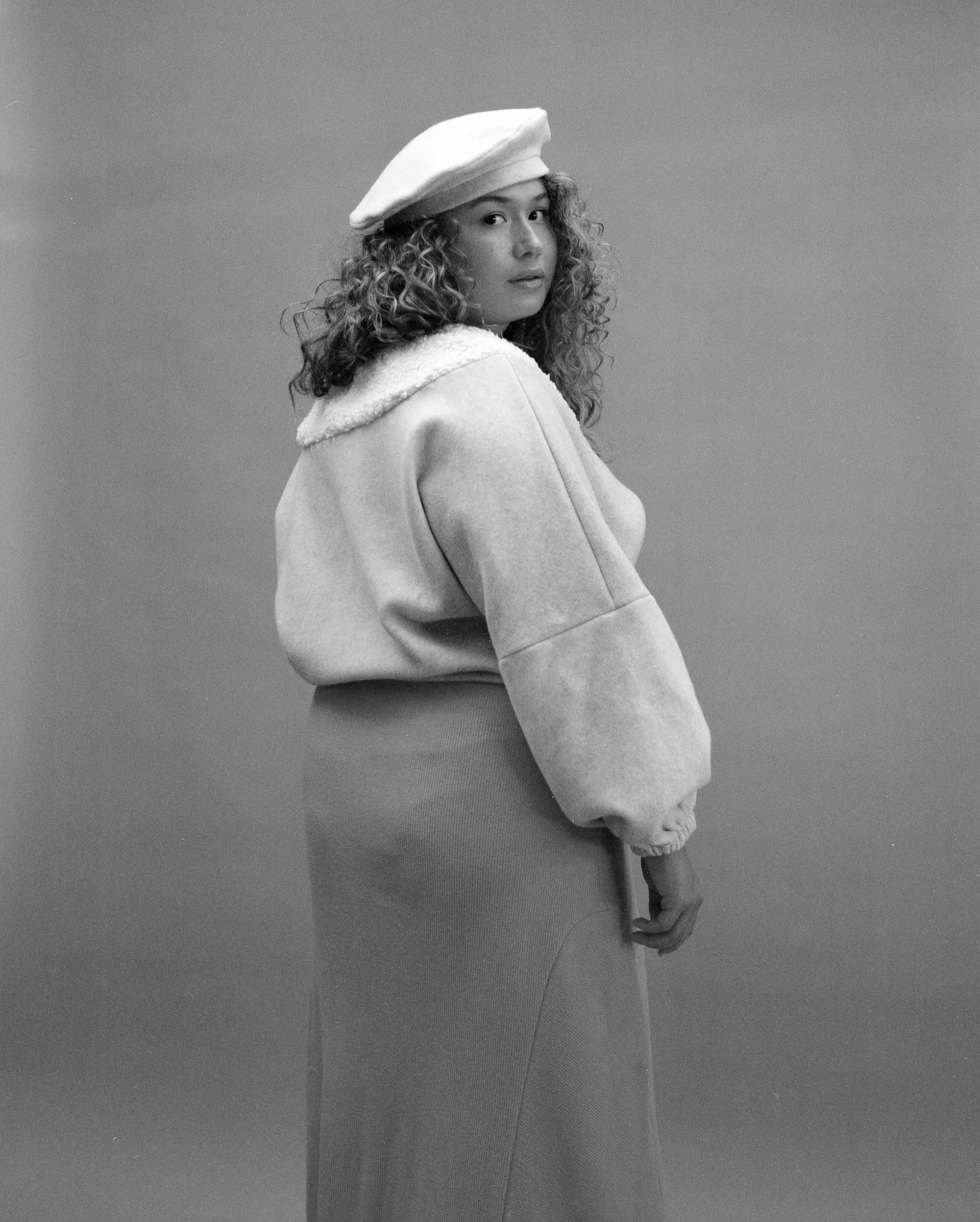 Pepita Sweater Nude
