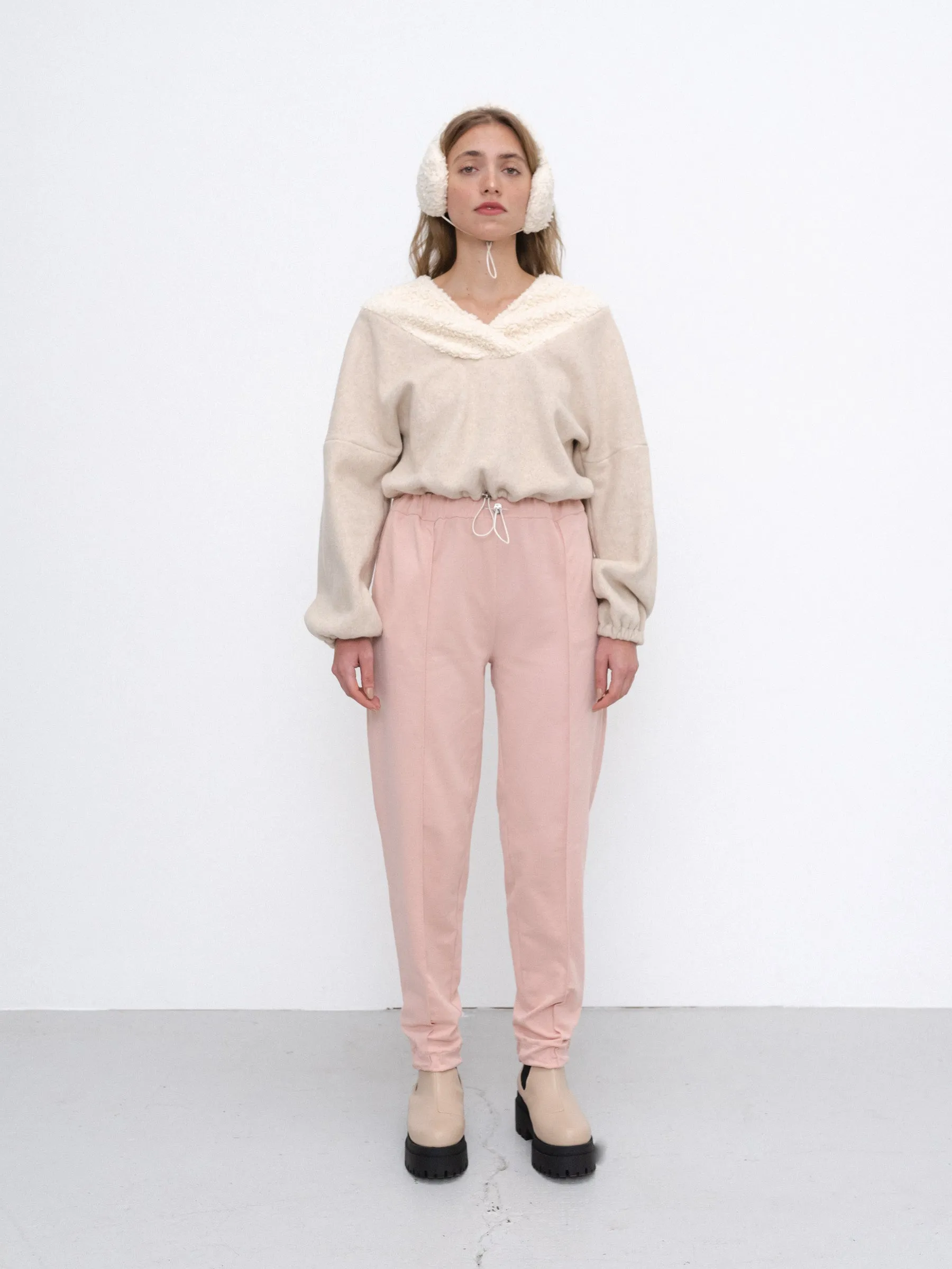 Pepita Sweater Nude