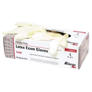 Pro Advantage Latex Exam Gloves, Powder Free