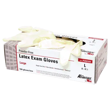 Pro Advantage Latex Exam Gloves, Powder Free