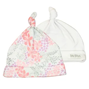 Silly Billyz Gumnut Baby Hat - 2pk (Bloom)