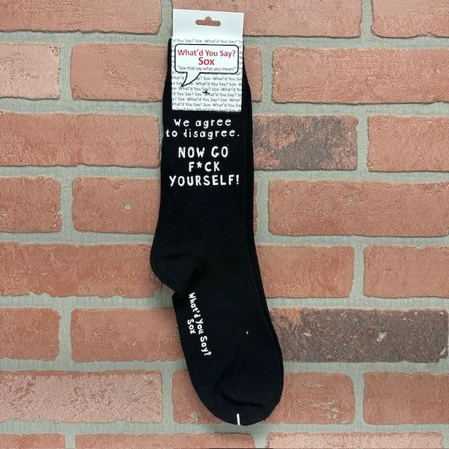 Socks - Now Go Fuck Yourself