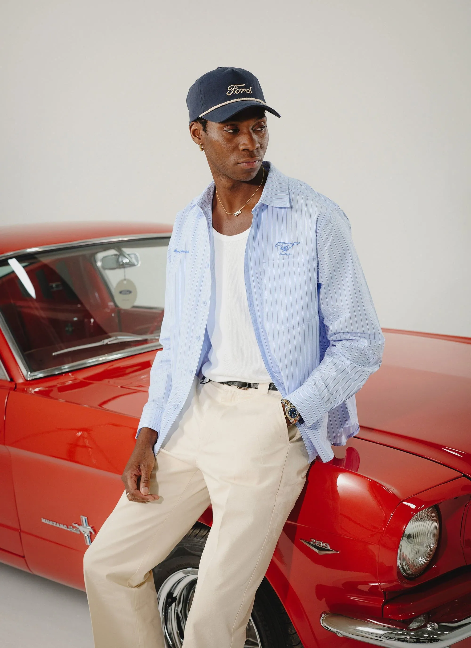 Soft Trucker Cap | Percival x Ford | Navy