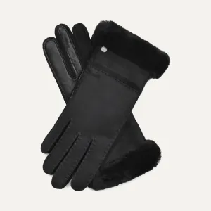 UGG® Sheepskin Seamed Gloves - Black