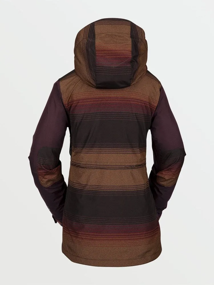 Volcom Leda Gore-Tex Jacket Black Red
