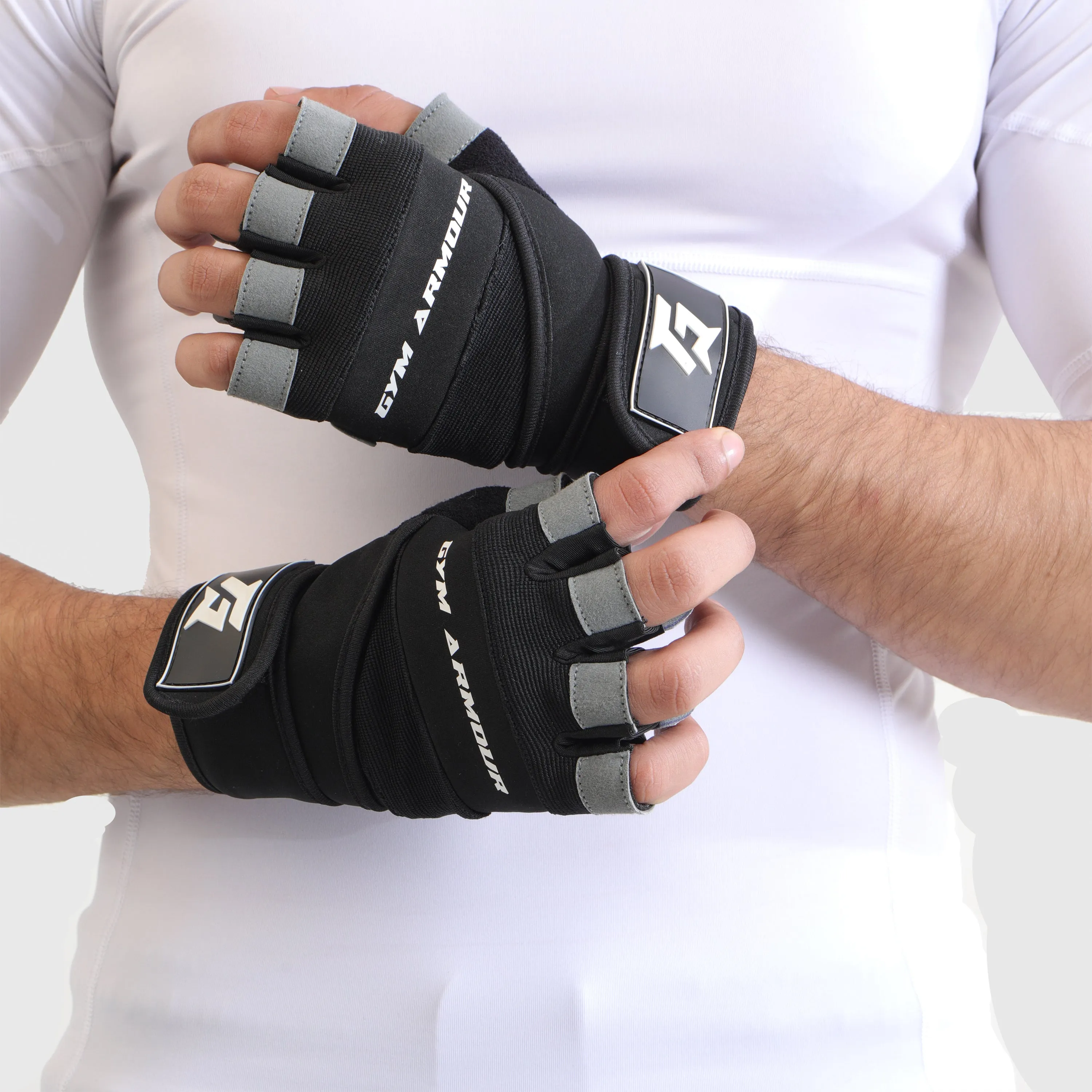 Wrist Wrap Gloves (Black)